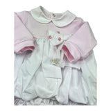 Le Bebe Completo 2 Pezzi Shirt-Ghettina per Neonata LBG6217 BIANCO/ROSA LE BEBE 