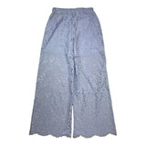 Liu Jo Solid Color Palazzo Pants Powder Blue For Girls