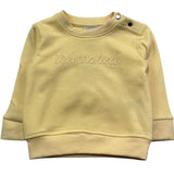 Trussardi Felpa Chiusa Girocollo Tinta Unita con Logo per Neonata TIP26014FE GIALLO TRUSSARDI 