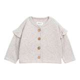 PLAY UP cardigan tinta unita con bottoni in contrasto Beige per Neonata PA022AP10903 BEIGE PLAY UP 
