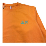 Suns68 Felpa Chiusa Girocollo Tinta Unita con Logo per Neonato F34303 ARANCIONE SUNS68 