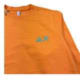 Suns68 Felpa Chiusa Girocollo Tinta Unita con Logo per Neonato F34303 ARANCIONE SUNS68 