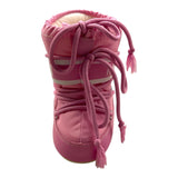 MOON BOOT stivali tinta unita con lacci e logo Rosa per Neonata 80D1400430F ROSA MOON BOOT 