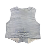 Lalalu' Solid Color Vest with Buttons Blue for Boys