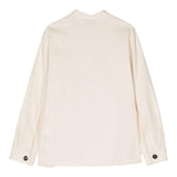Paolo Pecora Plain Shirt With Pocket Beige For Boys