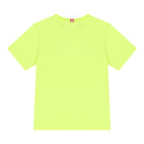 Saint Barth T-Shirt Girocollo Tinta Unita con Logo per Bambino DOVERLJR GIALLO FLUO SAINT BARTH 