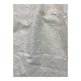 Zhoe &amp; Tobiah Solid Color Half Sleeve Dress With Embroidery White For Girls