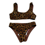 Saint Barth Costume 2 Pezzi Fascia-Slip per Bambina 00530L MARRONE SAINT BARTH 