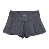 ELISABETTA FRANCHI short tinta unita con microfantasia Blu per Neonata EGBE019 BLU ELISABETTA FRANCHI 