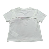 M+E' T-Shirt Girocollo tinta unita con Stampa Bianco per Neonata UE1389 BIANCO M+E' 