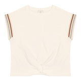 ELEVENTY t-shirt tinta unita girocollo Bianco per Bambina EU8A22 BIANCO ELEVENTY 