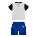 Guess Completo Tinta Unita 2 Pezzi T-Shirts-Bermuda per Neonato I5GG06K8HM4 BIANCO GUESS 