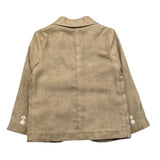 Le Bebe' Beige Solid Color Jacket For Boys