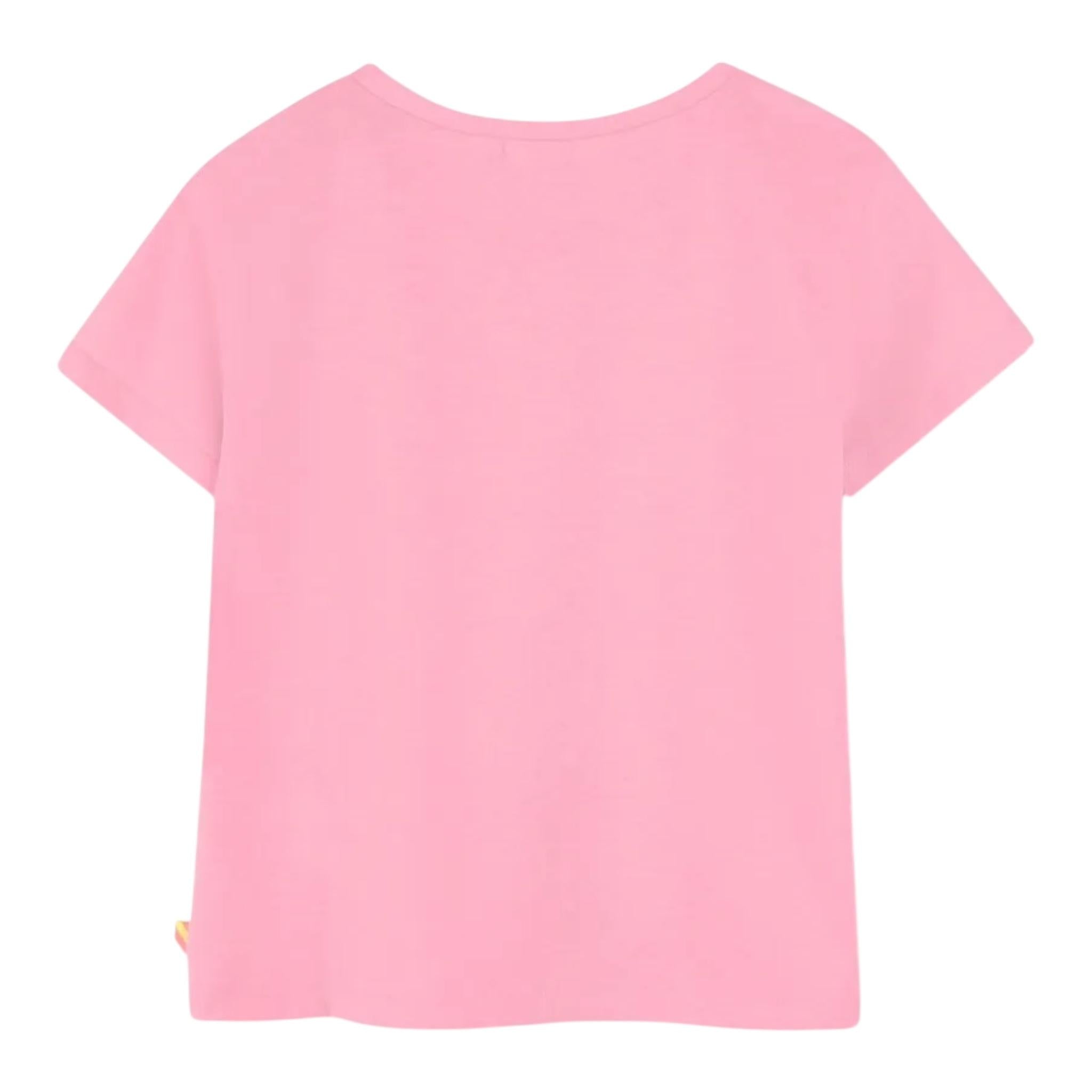 Billieblush T-Shirt Tinta Unita con Stampa Paillettes per Neonata U20950X ROSA BillIEBLUSH 