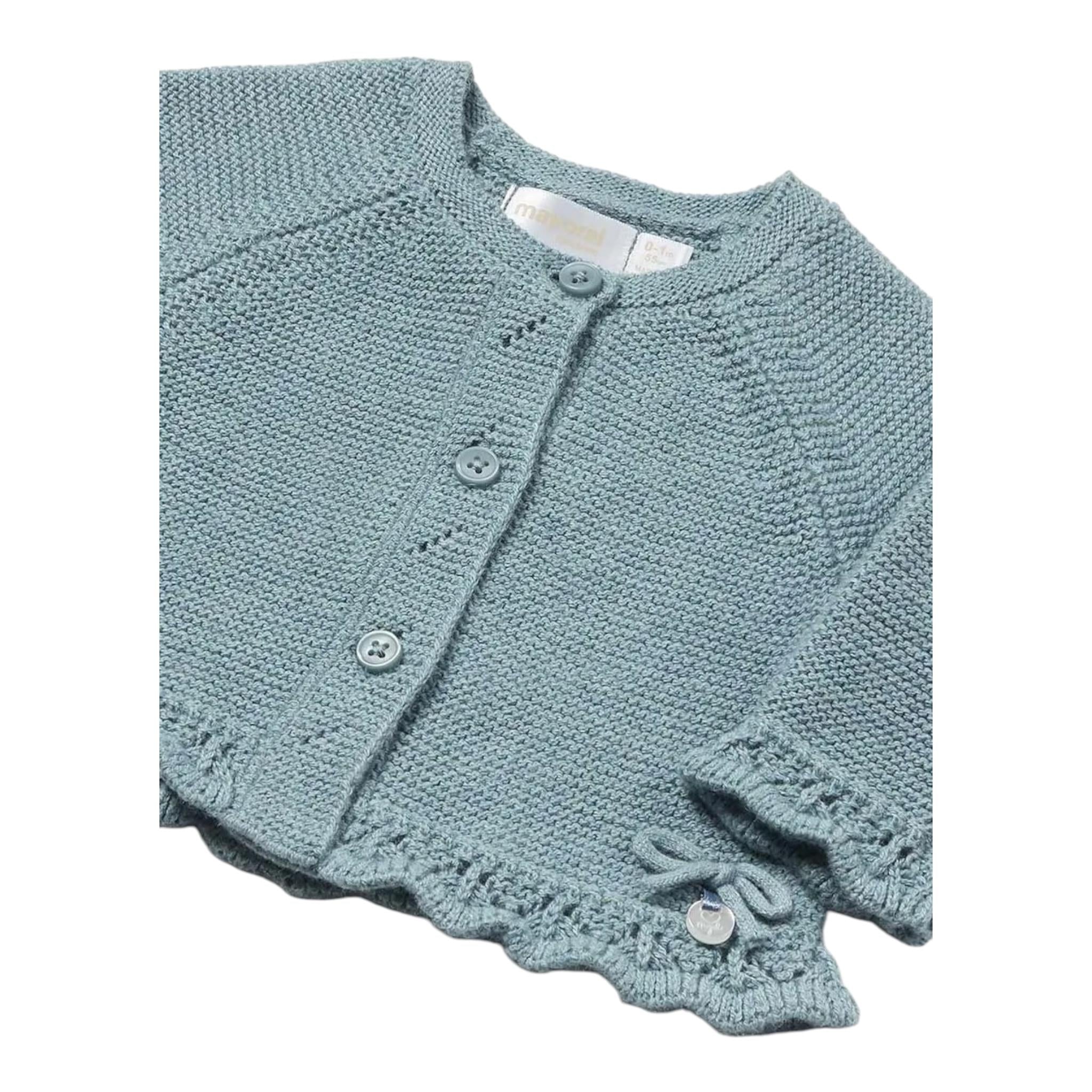 MAYORAL cardigan tinta unita  Verde per Neonata 2301 VERDE MAYORAL 