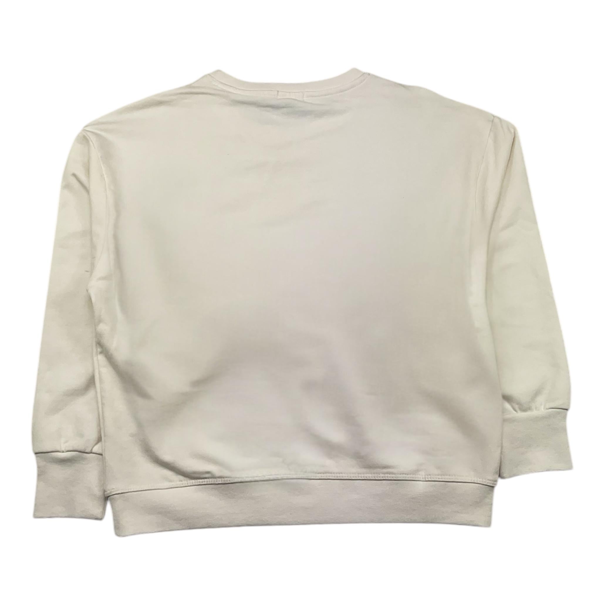 CECYLE felpa chiusa girocollo tinta unita con brillantini Panna per Bambina BY1859 PANNA CECYLE 