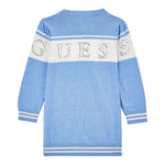 GUESS abito in maglia tinta unita con stampa Azzurro per Bambina K4YK01Z3GW0 AZZURRO GUESS 