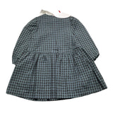 ILFAROBIMBI abito manica lunga fantasia quadri Grigio per Bambina GELSO GRIGIO ILFAROBIMBI 