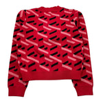 FUN & FUN maglia girocollo tinta unita stampa fantasia Rosso per Bambina FNBSW15537 ROSSO FUN & FUN 