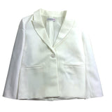 Patrizia Pepe Plain Jacket With White Button For Girls