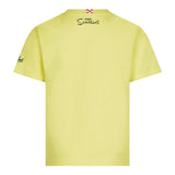 Saint Barth T-Shirt Girocollo Tinta Unita con Stampa per Bambino BARTMAN GIALLO FLUO SAINT BARTH 