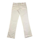 Emperor Naples Plain Trousers With Adjustable Waist White For Boys