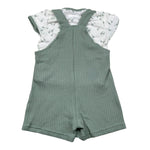 Calamaro Completo 2 Pezzi T-Shirt-Salopette per Neonato 17936 VERDE CALAMARO 