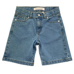 Trussardi Bermuda In Denim Tinta Unita con Girovita Regolabile per Bambino TBP26021BE AZZURRO TRUSSARDI 