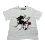 I'M Brian T-Shirt Girocollo Tinta Unita con Stampa per Neonato TSICE5107BXX BIANCO I'M BRIAN 