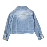 U+È Giubbino In Denim Tinta Unita per Neonata UE1716 BLU U+è 
