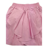 Miss Grant Solid Color Bow Elastic Waist Skirt Pink for Girls