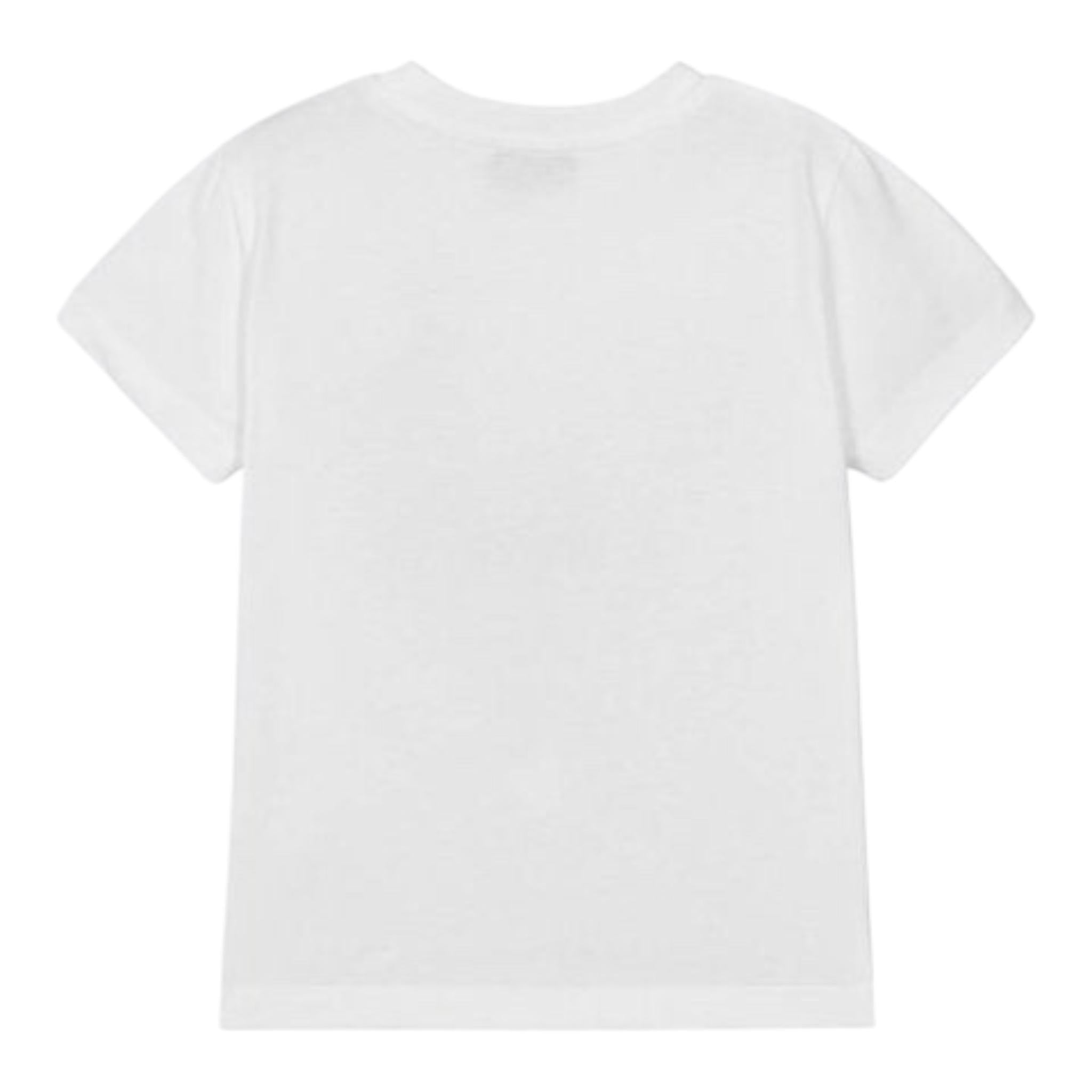 MOSCHINO t-shirt girocollo tinta unita con stampa Bianco per Bambina HQM04L BIANCO MOSCHINO 