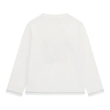 GUESS shirt girocollo tinta unita con stampa Bianco per Bambino N4YI01K8HM4XXXX BIANC GUESS 