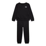 The North Face Completo 2 Pezzi Felpa-Pantalone Tinta Unita per Bambino NF0A84N3JK3 NERO THE NORTH FACE 