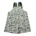 Calamaro Salopette Tinta Unita Stampa Fantasia per Neonato 32481 BIANCO CALAMARO 