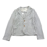 Lalalu' Two-Tone Jacket with Cream Striped Pattern for Boys