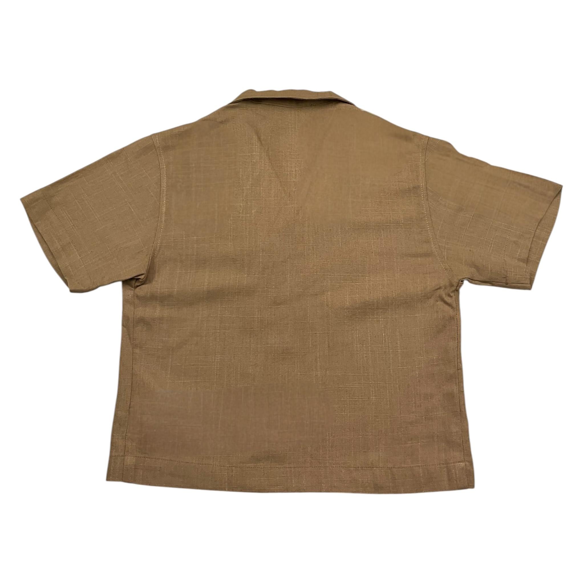 I'M Brian Camicia Mezza Manica Tinta Unita per Bambino CA3283J BEIGE I'M BRIAN 