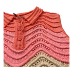 Fun & Fun Top Tricolore Giromanica In Maglia per Bambina FJTP01617 BEIGE FUN & FUN 