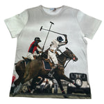 Monnalisa T-Shirt Girocollo con Stampa Fantasia per Bambino 259603 BEIGE MONNALISA 