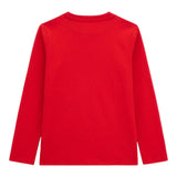 GUESS shirt girocollo tint unita con stampa logo Rosso per Bambino L4YI03K8HM4 ROSSO GUESS 