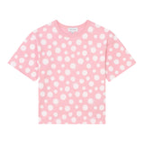 MARC JACOBS t-shirt girocollo tinta unita fantsia pois Rosa per Bambina W60219 ROSA MARC JACOBS 