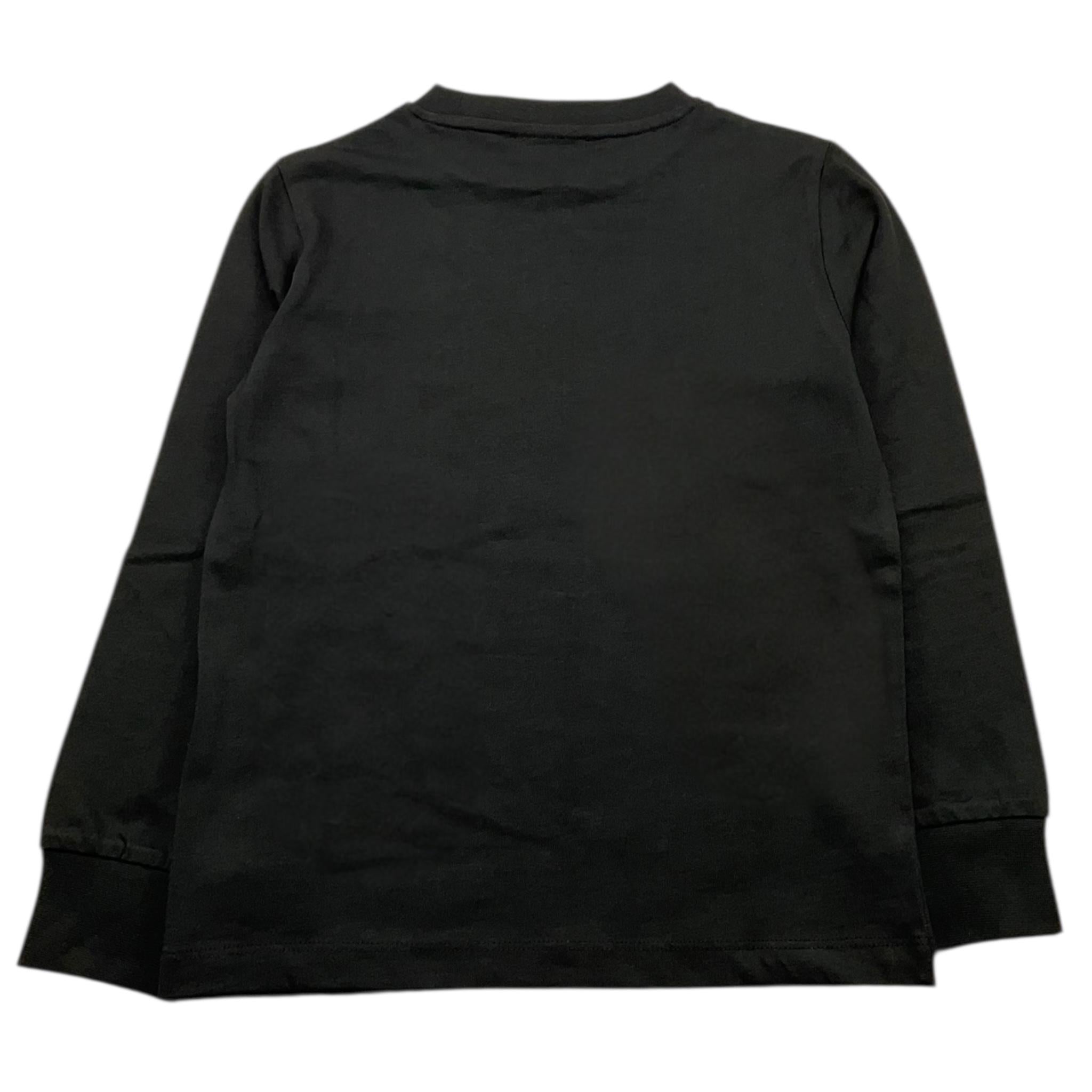 ICEBERG shirt tinta unita con stampa in contrasto Nero per Bambino TSICE5329JX NERO ICEBERG 
