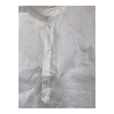 Paolo Pecora Solid Color Shirt With White Korean Collar For Boys